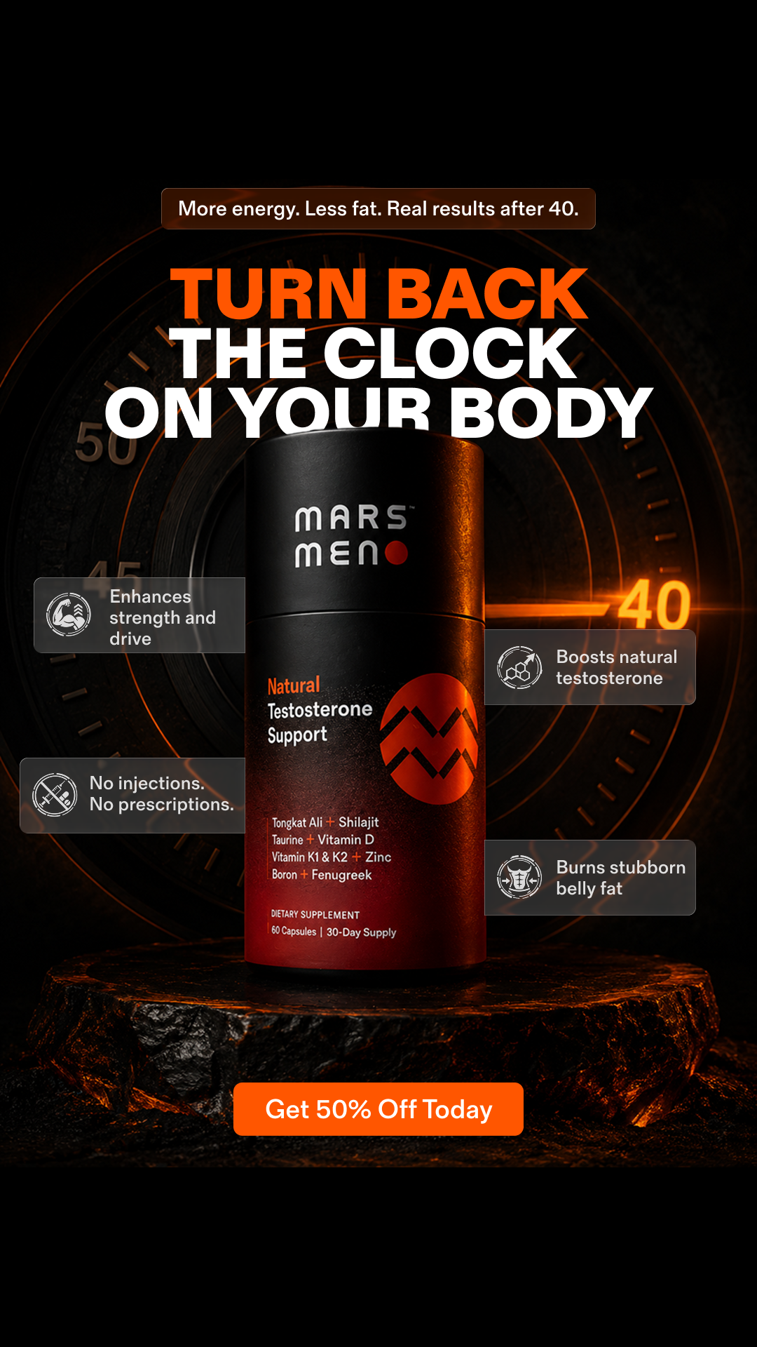 Turn Back the Clock ad in 9:16 format