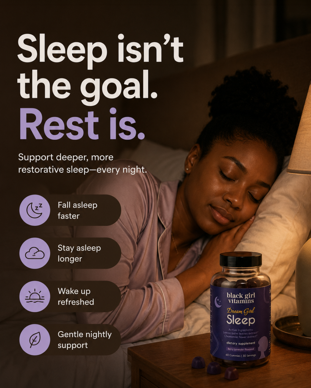 Black Girl Vitamins success case creative